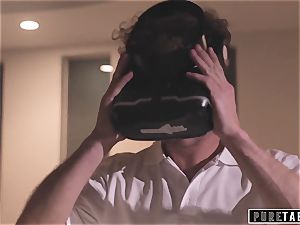 pure TABOO weirdo Busdriver Clones college girls into VR
