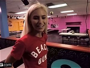 lil' teenage Kiara goes from skating rink to inhaling bone